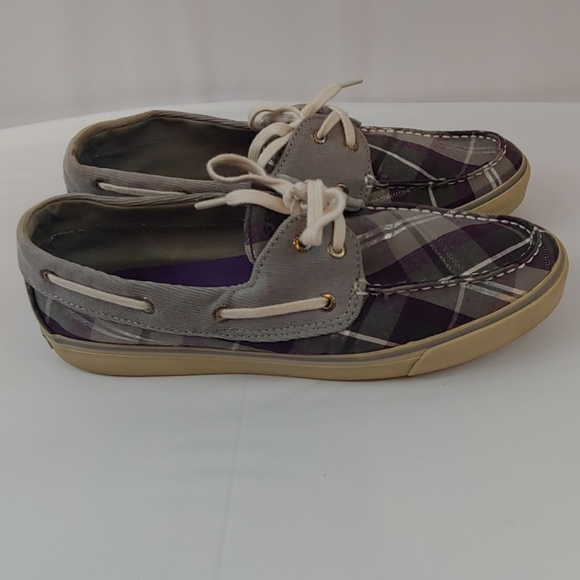 Purple Sperry Top Sider Shoes Size 10 - Picture 2 of 6
